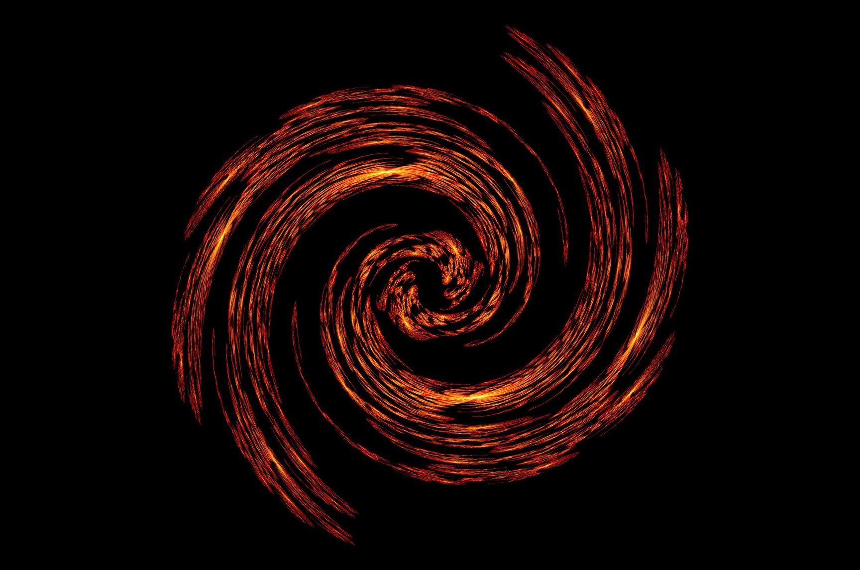 Fire Spiral Abstract Background